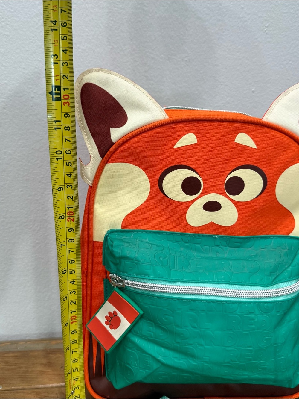 Disney Pixar Turning Red Mei Mei Red Panda Mini Backpack Bag Bioworld - Picture 8 of 10